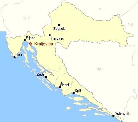 Kraljevica, Croatia Map
